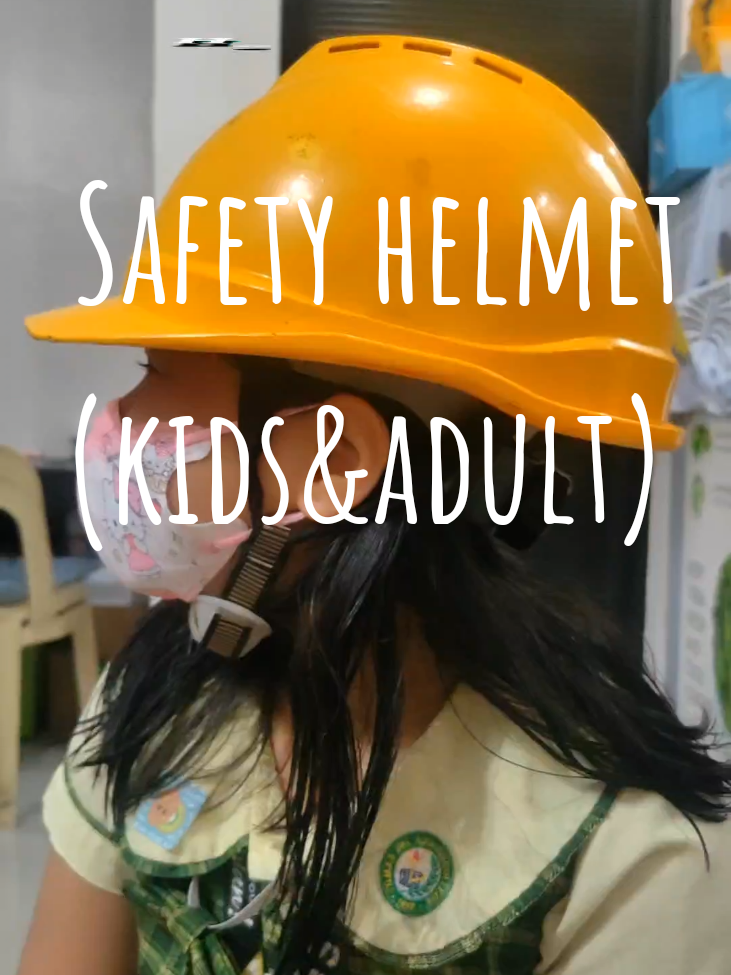 Hindi sa pagging oa mommy mas mabuti na ready tayong lahat. Adjustable po ito fit to kids and adult safety helmet. Nirrequire na ito sa school ngayon for safety purposes. Mamili na kayo habang meron pa. ⛑️ #safety #safetyhelmet #protection #kidsandadults #helmet 