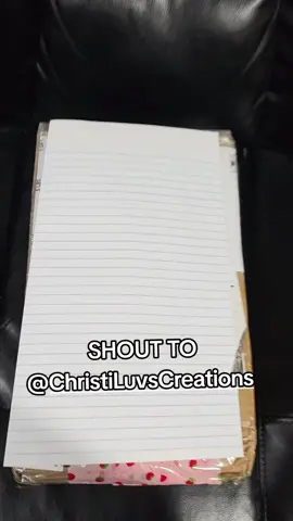 omggg this such a beautiful package I love it I can't wait order more thank you so much again @ChristiLuvsCreations 