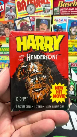 1987 Topps Harry And The Hendersons Pack #junkwaxsal #hotgarbage #junkwax #87toppsharryandthehendersons #harryandthehendersons 