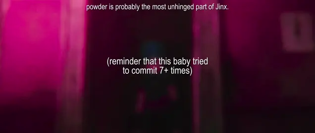 Powder always reaches Jinx at the worst times #arcaneedit #jinxarcane #arcane #fyp 