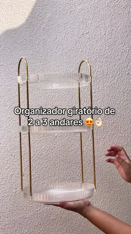Diga adeus à bagunça e olá à praticidade 😍 Esse organizador giratório é o queridinho das makes ✨ #promoção #organizador #makeup #tiktokshop #achadinhos