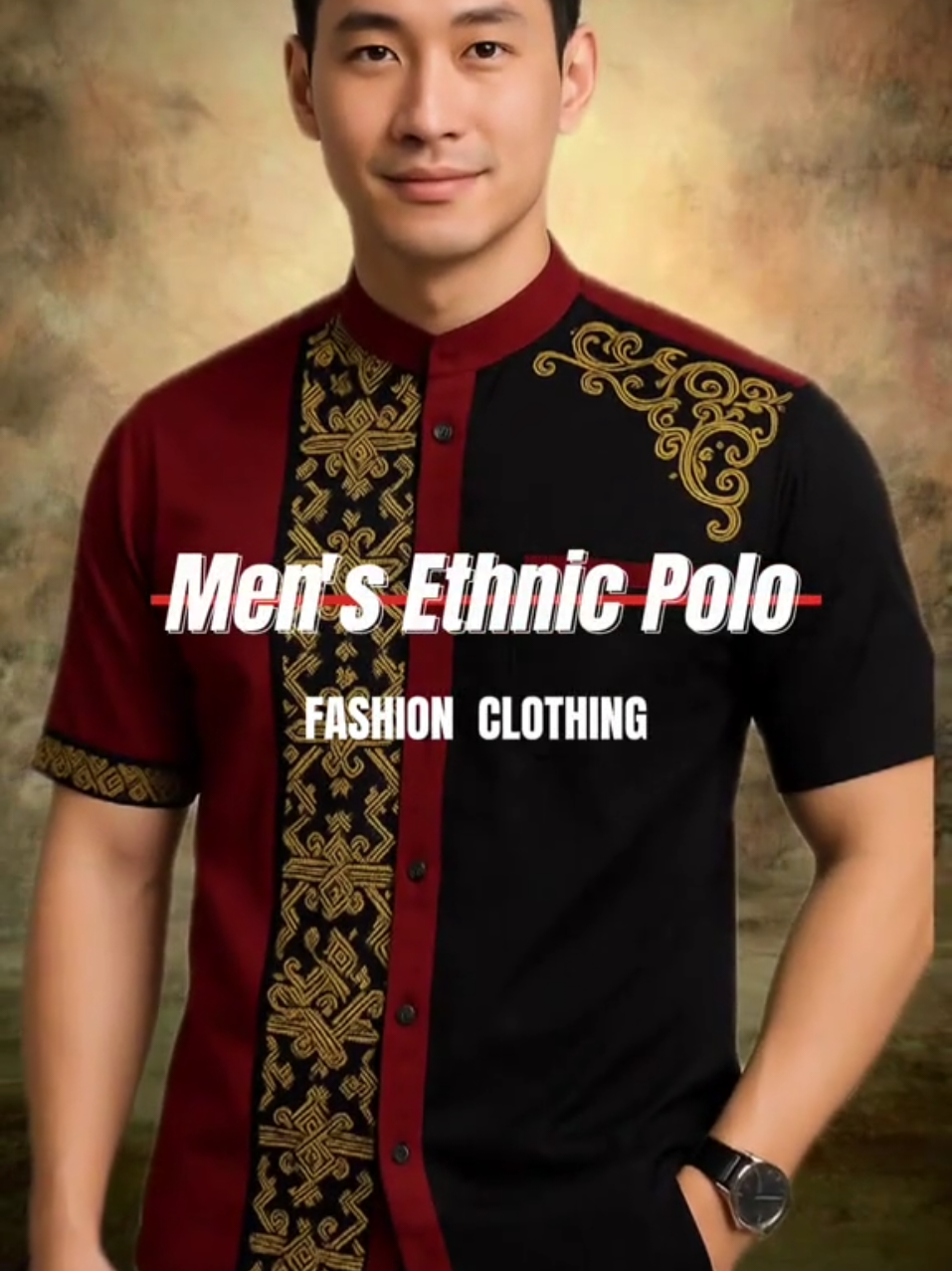 #ethnic #style #polo #casual #men 