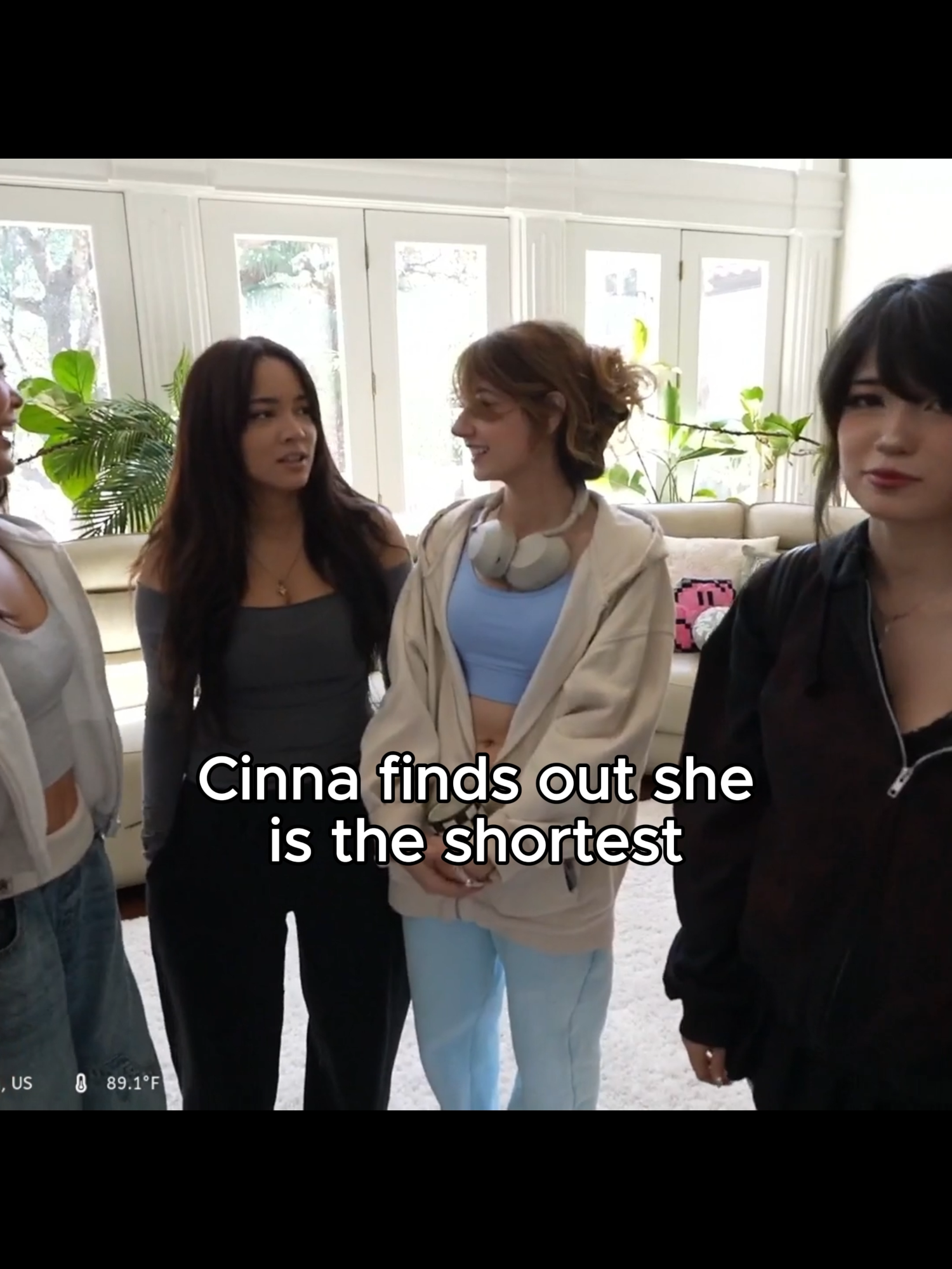 Cinna finds out she is the shortest #cinna #fyp #xcyzba #twitch