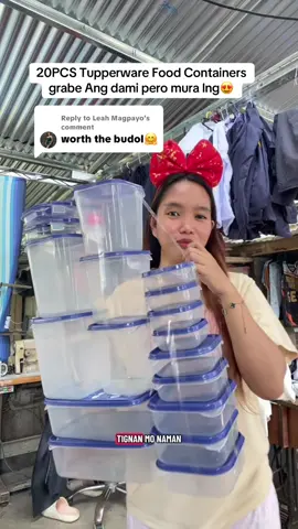 Replying to @Leah Magpayo #tupperware #17pcstupperware #20pcstupperware #foodcontainers 