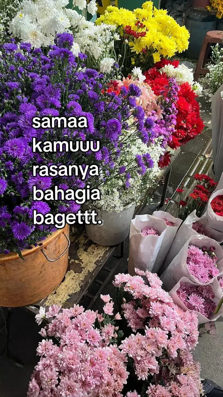 Bahan-bahan Adonan dasar: 250 gram tepung terigu protein sedang 40 gram gula pasir ½ sendok teh garam 300 ml air 1 butir telur ayam, suhu ruang  Bahan pengembang (dicampur saat akan dimasak): 50 ml air 1 sendok teh baking powder ½ sendok teh soda kue (baking soda)  Bahan topping (sesuai selera): Mentega atau margarin Meses cokelat Keju parut Kacang sangrai cincang Susu kental manis  Cara membuat Membuat adonan dasar: Dalam mangkuk besar, campurkan tepung terigu, gula pasir, dan garam. Aduk rata. Tambahkan air sedikit demi sedikit sambil terus diaduk menggunakan whisk hingga adonan tidak ada yang bergerindil dan mulus. Masukkan telur, lalu aduk kembali hingga tercampur rata. Mengistirahatkan adonan: Tutup mangkuk adonan dengan kain bersih atau plastic wrap. Diamkan adonan selama minimal 1 jam. Proses ini penting agar martabak bersarang sempurna saat dimasak. Mencampurkan bahan pengembang: Setelah adonan didiamkan, campurkan air, baking powder, dan soda kue dalam mangkuk kecil. Masukkan campuran tersebut ke dalam adonan dasar dan aduk cepat hingga tercampur rata. Memasak martabak: Panaskan teflon dengan api kecil-sedang hingga benar-benar panas. Untuk menguji suhunya, percikkan sedikit air. Jika terdengar bunyi desis dan air menguap, teflon sudah siap. Tuang adonan secukupnya ke teflon. Tekan sedikit menggunakan bagian bawah sendok sayur untuk membuat pinggiran martabak yang renyah. Biarkan adonan hingga muncul gelembung-gelembung di permukaan. Setelah gelembung-gelembung muncul, taburi dengan sedikit gula pasir. Gula akan membantu proses pecahnya gelembung, sehingga sarangnya terbentuk lebih baik. Tutup teflon dan masak dengan api kecil hingga permukaan martabak matang dan tidak lengket. Memberi topping: Angkat martabak dari teflon. Selagi masih panas, olesi permukaan martabak dengan mentega secara merata hingga meleleh. Taburi dengan topping pilihan, seperti meses, keju parut, atau kacang cincang. Terakhir, siram dengan susu kental manis di atas topping. Penyelesaian: Lipat martabak menjadi dua. Olesi lagi bagian luar martabak dengan mentega agar tetap lembut dan wangi. Potong-potong martabak sesuai selera dan sajikan selagi hangat.  #martabak #4u #katakata #foryou #moots? 