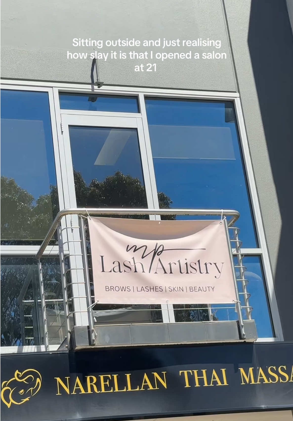 What a surreal feeling knowing I did this in just under 4 years of operating  #beautysalon #sydney #lashes #mplashartistry #fyp  