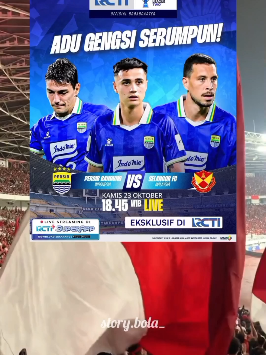 BIG MATCH #afcchampionsleaguetwo #persib #selangorfc #fyp 