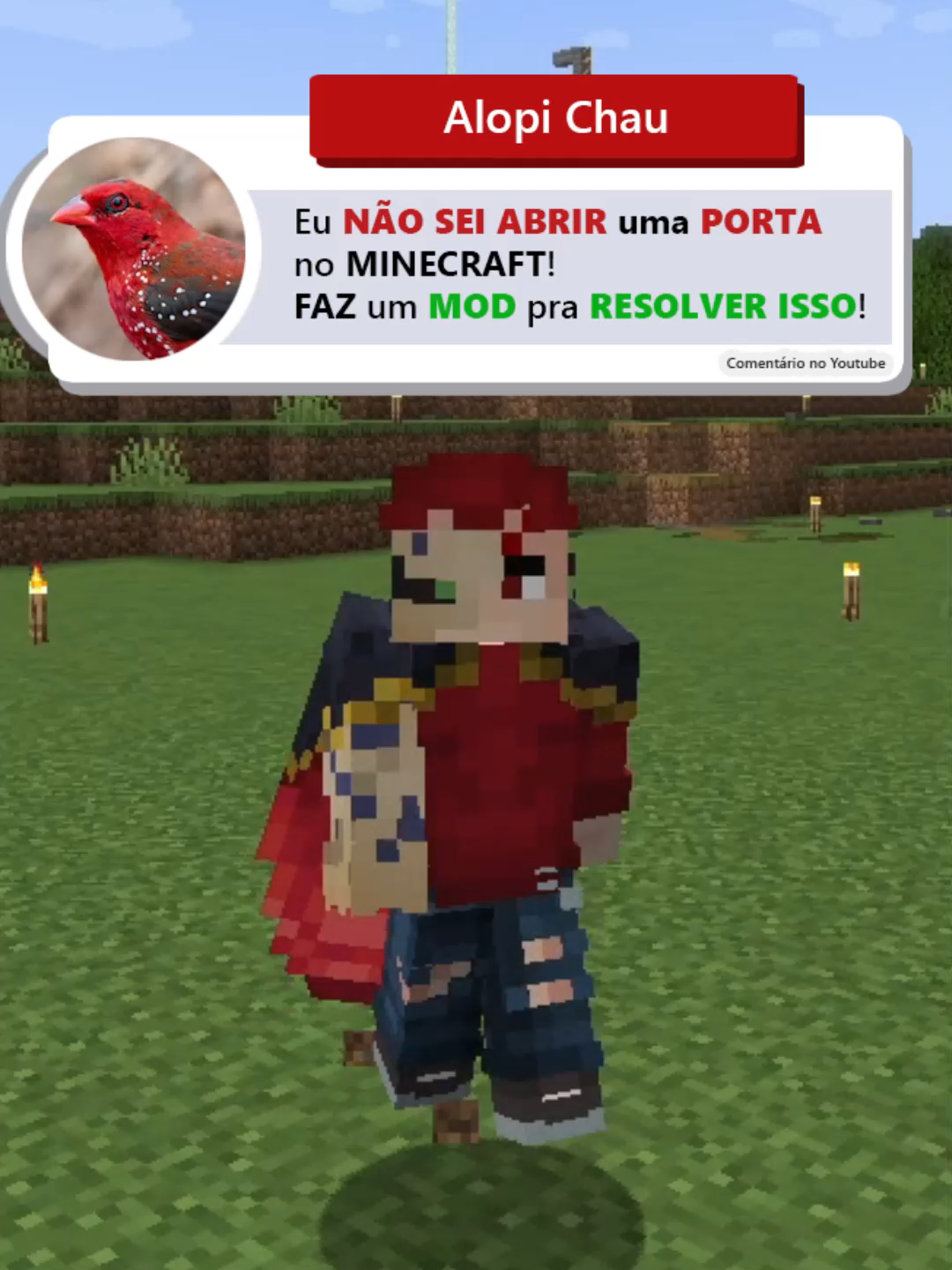 Criei um MOD de DEMON SLAYER...? Feat.  @doover___ | Minecraft | #Minecraft #engraçado