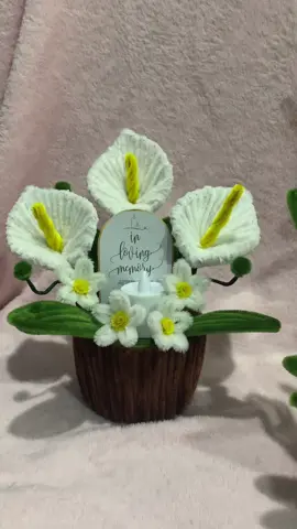 Memorial Flower 🕊️ Undas 2025 🕯️🕊️ Flower Arrangement  Now available 🤍 #undas2025 #flowerarrangement #fuzzywire #fyp #foryou 