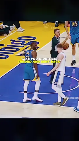 Draymond had Knecht shook 💀 “Like you didn’t get traded and sent back” #fyp #warriors #lakers #tiktokpreseasonbasketballcontest 