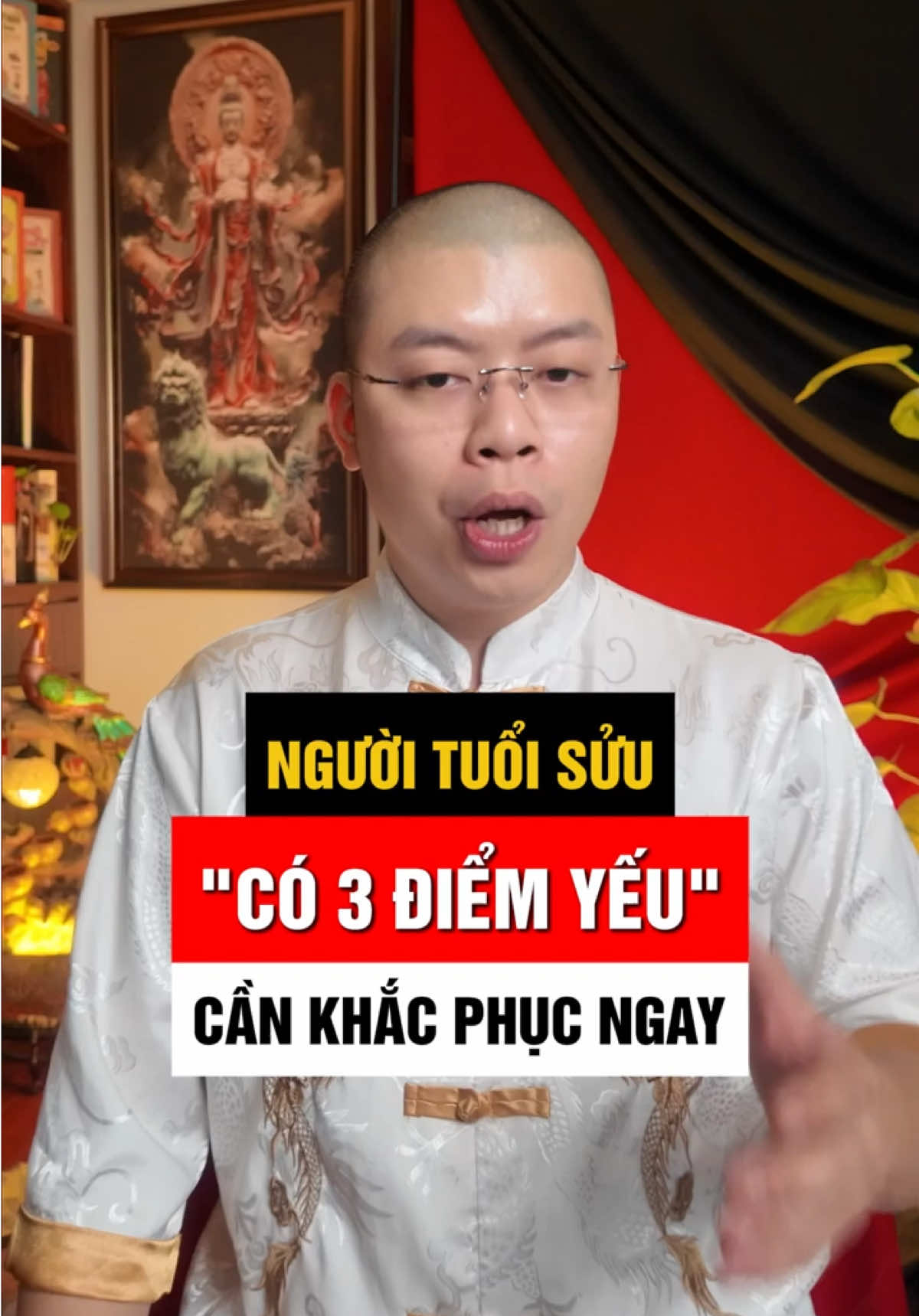 Người Tuổi Sửu Khắc Phục Ngay 3 Điểm Yếu Này #phongthuyngocson #tuvi #12congiap #congiap 