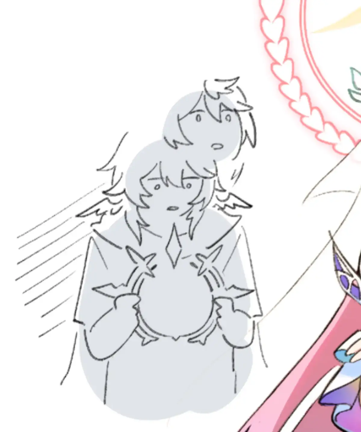 halo powercreep *not a ship art #sunday #cyrene #phainon #hsr #HonkaiStarRail 