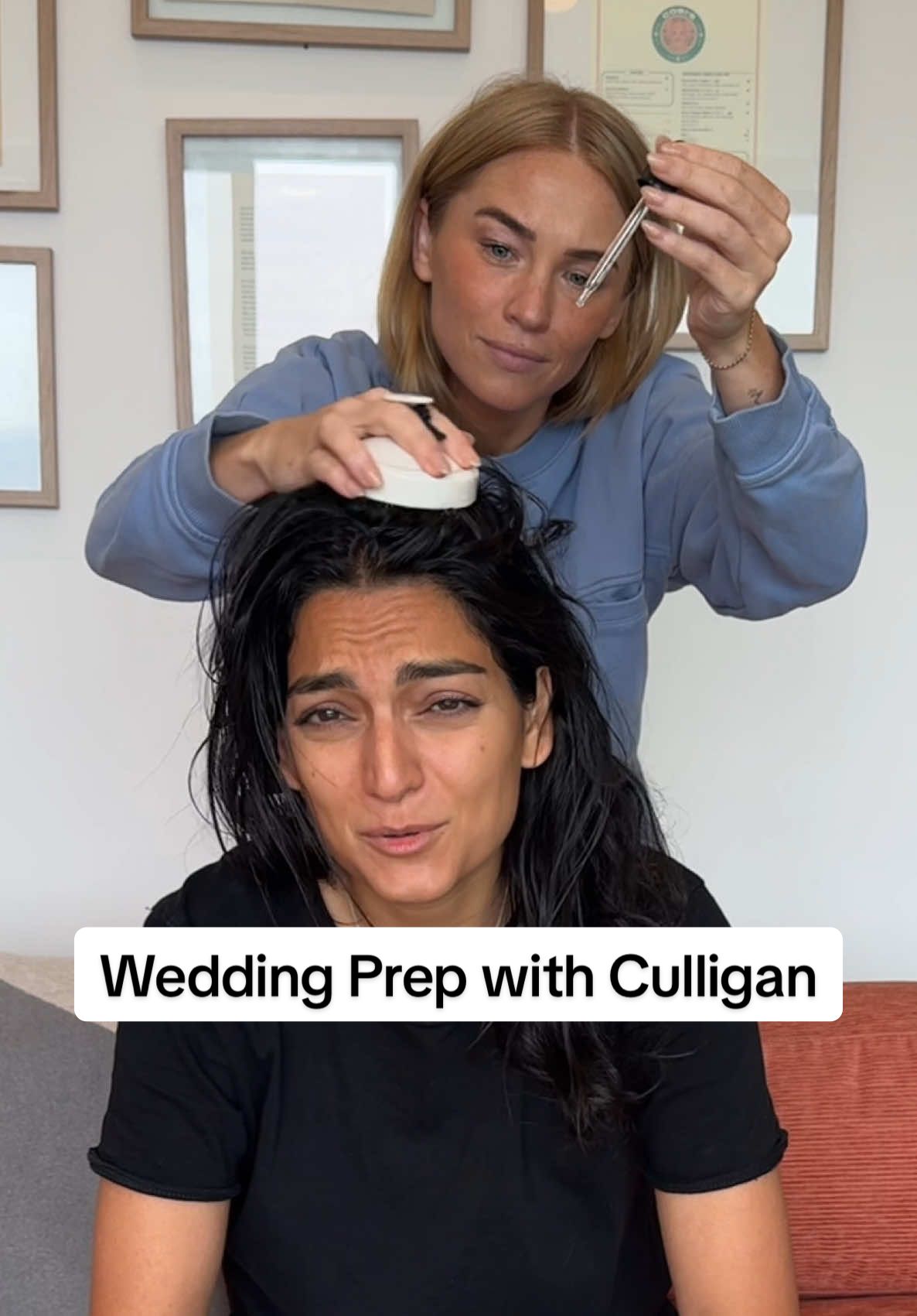 #CulliganPartner Wedding prep starts with our water. Skincare, haircare, self-care… @Culligan water softener = HARD YES.
