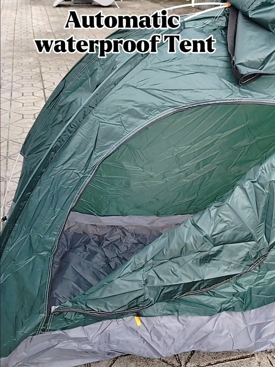 automatic camping tent waterproof pa !  #campingtent #waterprooftent #tent #tiktokfinds #affiliatemarketing 