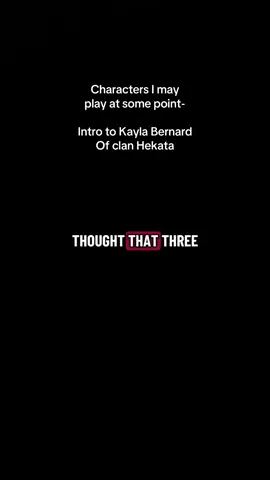 #kaylaBernard #Hekata #Bahari #vtm #vampirethemasquerade 