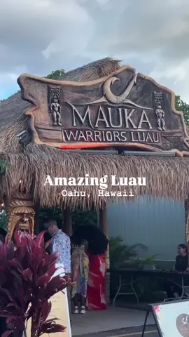 Experiencing a luau in Hawaii is something everyone should do at least once! It’s such a beautiful way to connect with the islands’ culture and traditions 🌺 This trip we did @Mauka Warriors Luau in Kapolei, and it was incredible! Before the show, you can browse a market full of local vendors and stop by cultural experience stations to learn and participate hands-on. Then comes the huge buffet with traditional Hawaiian dishes, and of course, the main event, the luau itself. We laughed, we watched in awe, and were completely blown away by the dancers and warriors who took the stage 🔥 Truly one of those experiences you have to see for yourself! #luau #mauka #hawaiitiktok #oahuhawaii #kapolei 