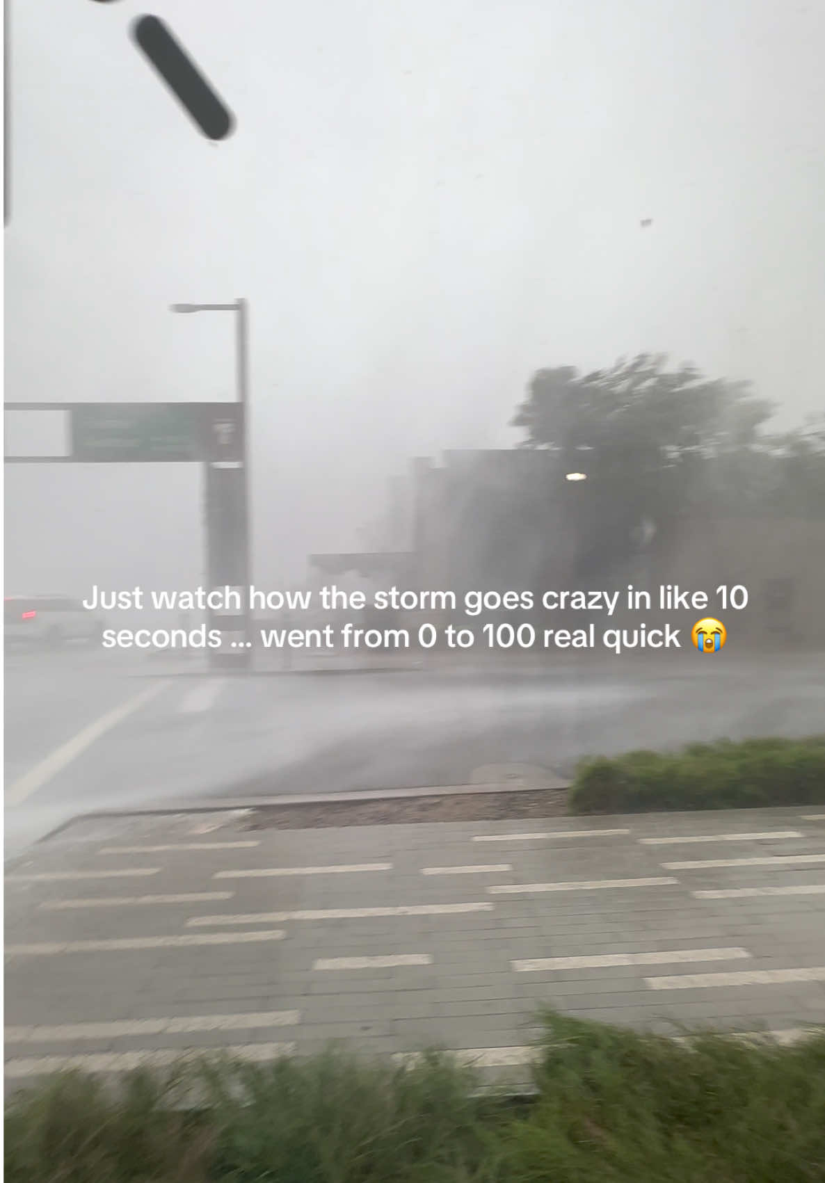 This storm was crazy  . . #arizonastorm #monsoonseason #phoenixaz #fypage 