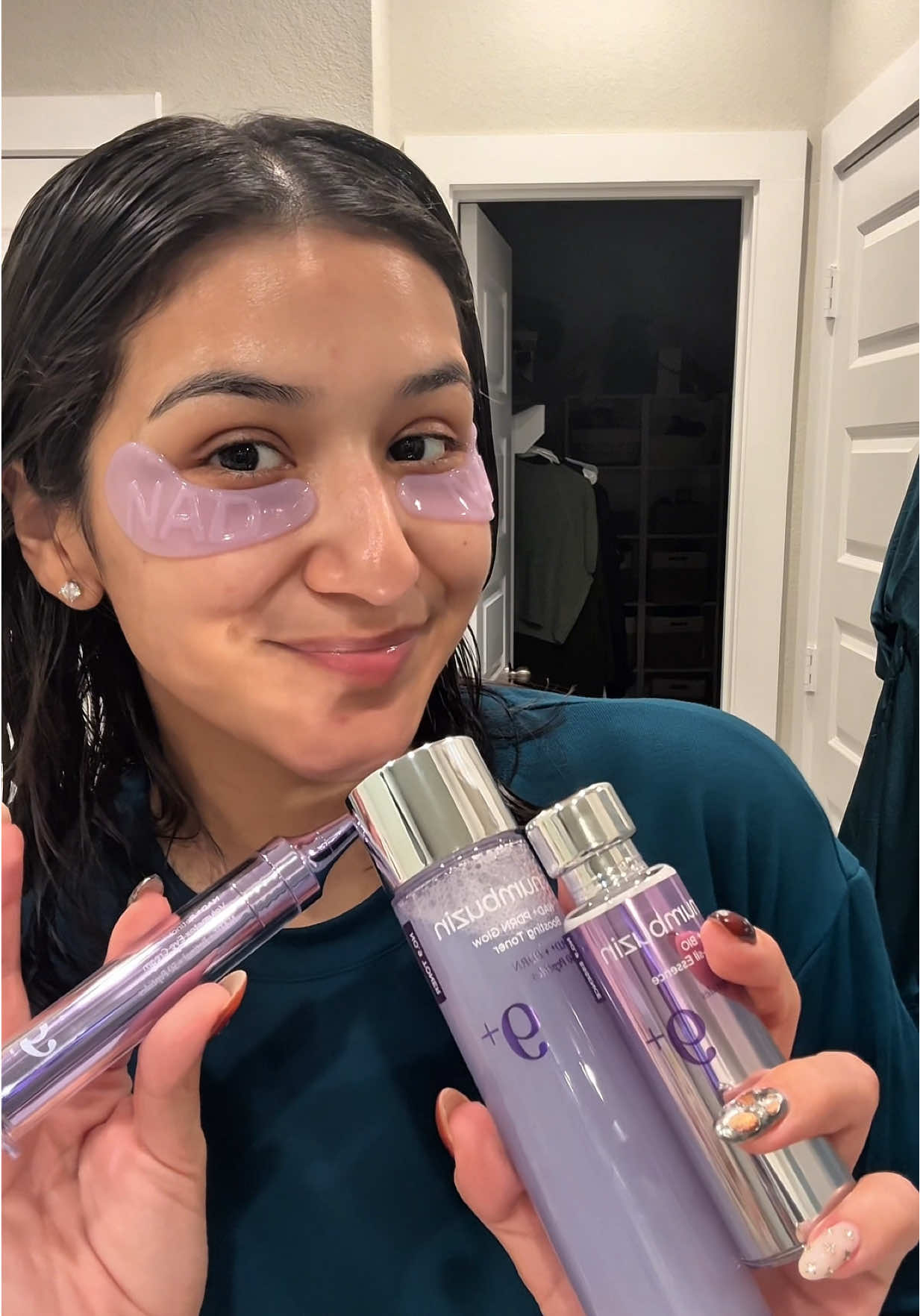 Because my skin deserves the +9 treatment!!! 💜@numbuzin #skincareupgrade #koreanskincare #kbeauty #madeinkorea #skincare #numbuzin #PDRN #NAD #glowingskin 