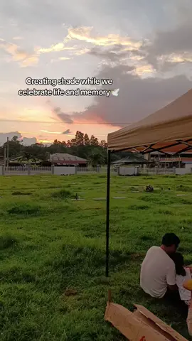 Lightweight, portable, and perfect for honoring our loved ones.#foryou #fyp #cemetery #tent #undas 