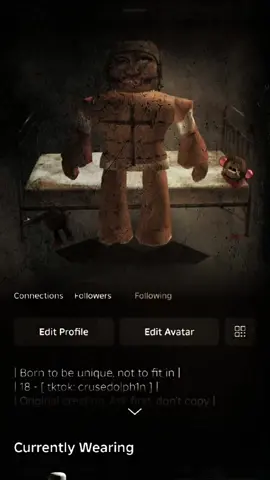 Teddy Bear. #roblox #robloxoutfit #horror #teddy #robloxedit 