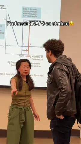 She really got way too mad😭 #collegelife #fypシ #viral #learninghacksforstudents #badprofessor  