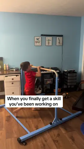 Practice makes progress #gymnastics #gymnasticsbar #mensgymnastics 