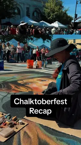 Marietta Square was bursting with color at Chalktoberfest 🎨✨ One of my favorite fall events every year! #Chalktoberfest #MariettaSquare #AtlantaEvents #StreetArtFestival #thingstodoinatlanta  @CobbCountyGA 