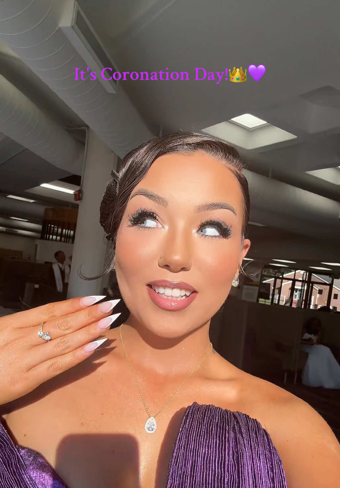 👑💜 #missfreshman #royalcourt #milescollege #coronation #queen 