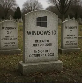 Ini lah hari nya. Selamat tinggal Windows 10. Selamat tinggal security patch yang free. Hahaha.  Windows 10 End of life #itinfrastructure #itsupport #windows10 