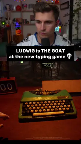 Ludwig Puts His Typing Skills to the Test 😂 #ludwig #finalsentence #battleroyal #gaming #fyp #typing