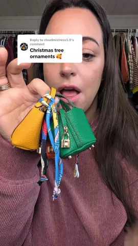 Replying to @cloudmistress5.0 bag charms or Christmas ornaments?!  #tiktokshopcreatorpicks #bagcharms #bagaccessories 