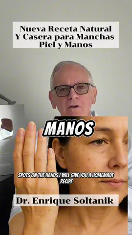 DOCTOR EXPLICA: Nueva Receta Natural Y Casera para Manchas  Piel y Manos / New natural home made recipe for dark spots on skin and hands #tiktokviral #skincare #darkspots #manchas #natural 