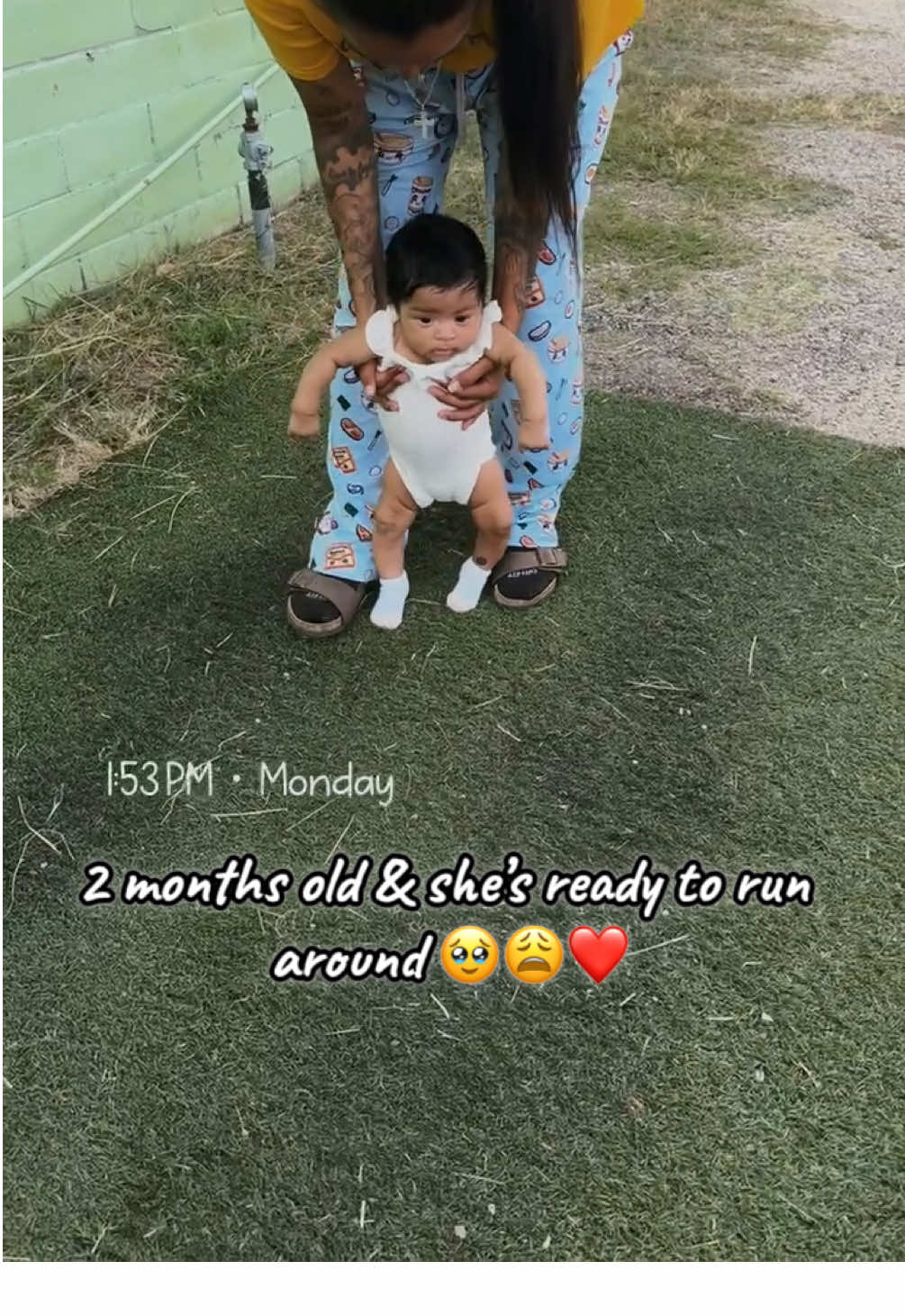 time please slow down 😩 #babytok #gymbaby 