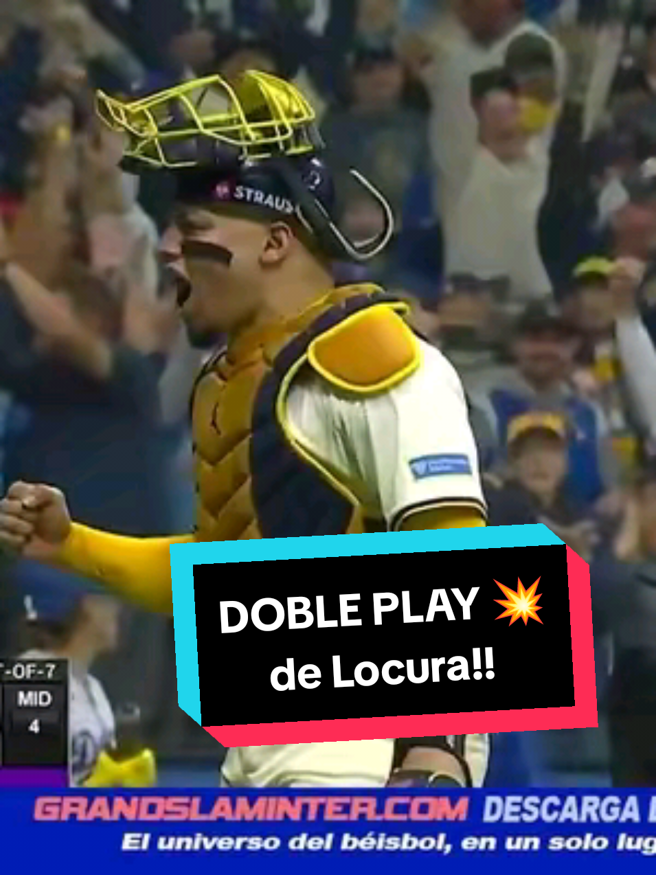 CERVECEROS DE MILWAUKEE metieron espectacular doble play a los DODGERS con las bases llenas.  Juego 0-0. William Contreras protagonista de la jugada.    LOS ANGELES DODGERS vs MILWAUKEE BREWERS - JUEGO 1 SERIE DE CAMPEONATO LIGA NACIONAL - Lunes 13/10/25 American Family Field - Serie 0-0 Entra ya a GrandSlamInter - link en nuestra bio. 25 años con la pasión del béisbol LVBP y MLB. Síguenos, dale LIKE, guarda, comenta y comparte con tus amigos. #milwaukeebrewers #postemporadamlb #grandslaminter #mlb #dodgers
