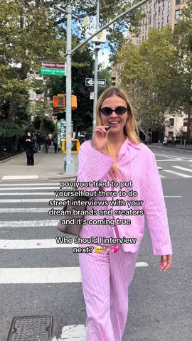 who should I do interviews with next? #streetinterview #streetinterviews #nycinfluencer #nyccontentcreator 