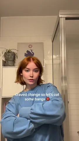 i know a pair of scissors hates to see me after a bad day #haircut #bangs #cutmyhair #DIY #fyp 