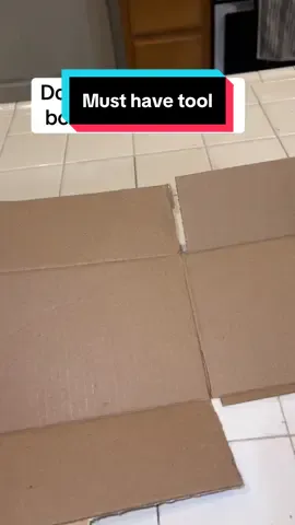 If you have Amazon boxes to get rid of every week. This is the cutter for you. #boxes #cut 
