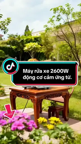 Máy rửa xe cao áp, động cơ cảm ứng từ. #mayruaxecaoap #mayruaxe2600w #mayruaxegiađinh #ruaxechuyennghiep #xuhuong 