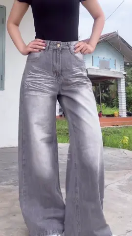 Celana Jeans Retro🩶🤏🏼 #jeansabuabu #jeanshighwaist 