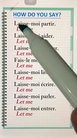 Let me #anglais #apprendrelanglais 