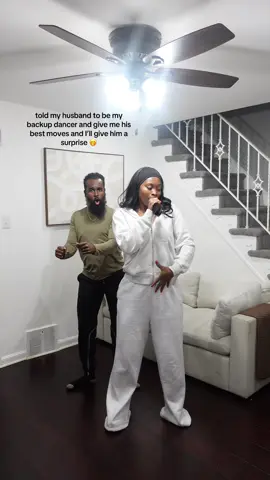 Hubby was moving like rent was due 😭😭😂 #fyp #marriedlife #blacklove #husbandwife 