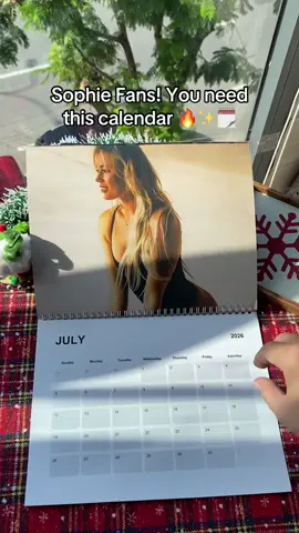 Sophie in every month?  YES PLEASE🤌💖✨  #sophiecunningham #2026calendar #WNBA #womenbasketball #fyp