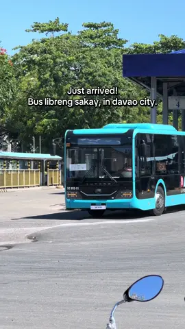 Just arrived! Bus libreng sakay in Davao City 🔥 #librengsakay #davaocity #bus 