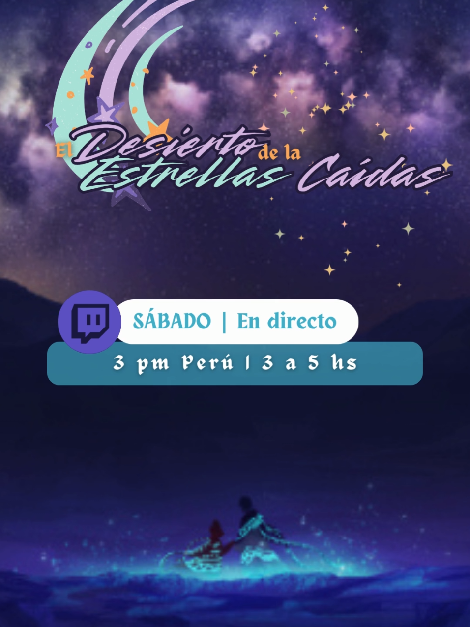 Respuesta a @millersalisa Explora The Wastes: el páramo desolado donde el Imperio de Talesia destierra a los indeseables. 🏜️ Acompaña a los jugadores del Desierto de las Estrellas Caídas en este viaje por un mundo sin ley, navegando en barcos por la arena 🚢 guiados por la narración de @Dragonamimosa  Nuestros jóvenes héroes desentrañarán secretos cósmicos y participarán en juegos celestiales a través de portales misteriosos. ✨ Conócelos y sigue sus aventuras todos los sábados a las 3pm (Perú) en Twitch.tv o en nuestro Discord como espectador. Enlace en el perfil  #discord #rolplay #dnd 