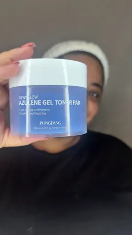 @PONGDANG Dewy Glow Azulene Gel Toner Pad #dewyjellypad #jellyskinpad #azulenepad #glassskin 