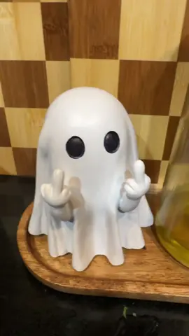 The cutest little spooky ghost just floated in to join my Halloween decor 👻✨ Can you handle how adorable this is?! #SpookySeason #HalloweenVibes #CuteAndCreepy #GhostDecor #HalloweenDecor       