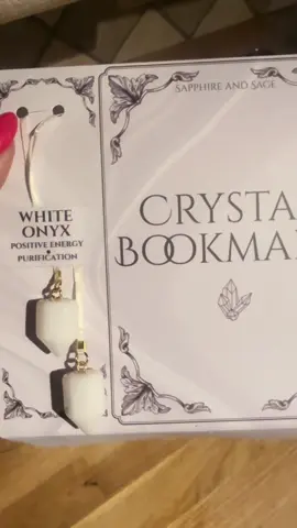 I love bookmarks and crystals soo works out perfect #BookTok #crystaltok #crystals #bookmark 