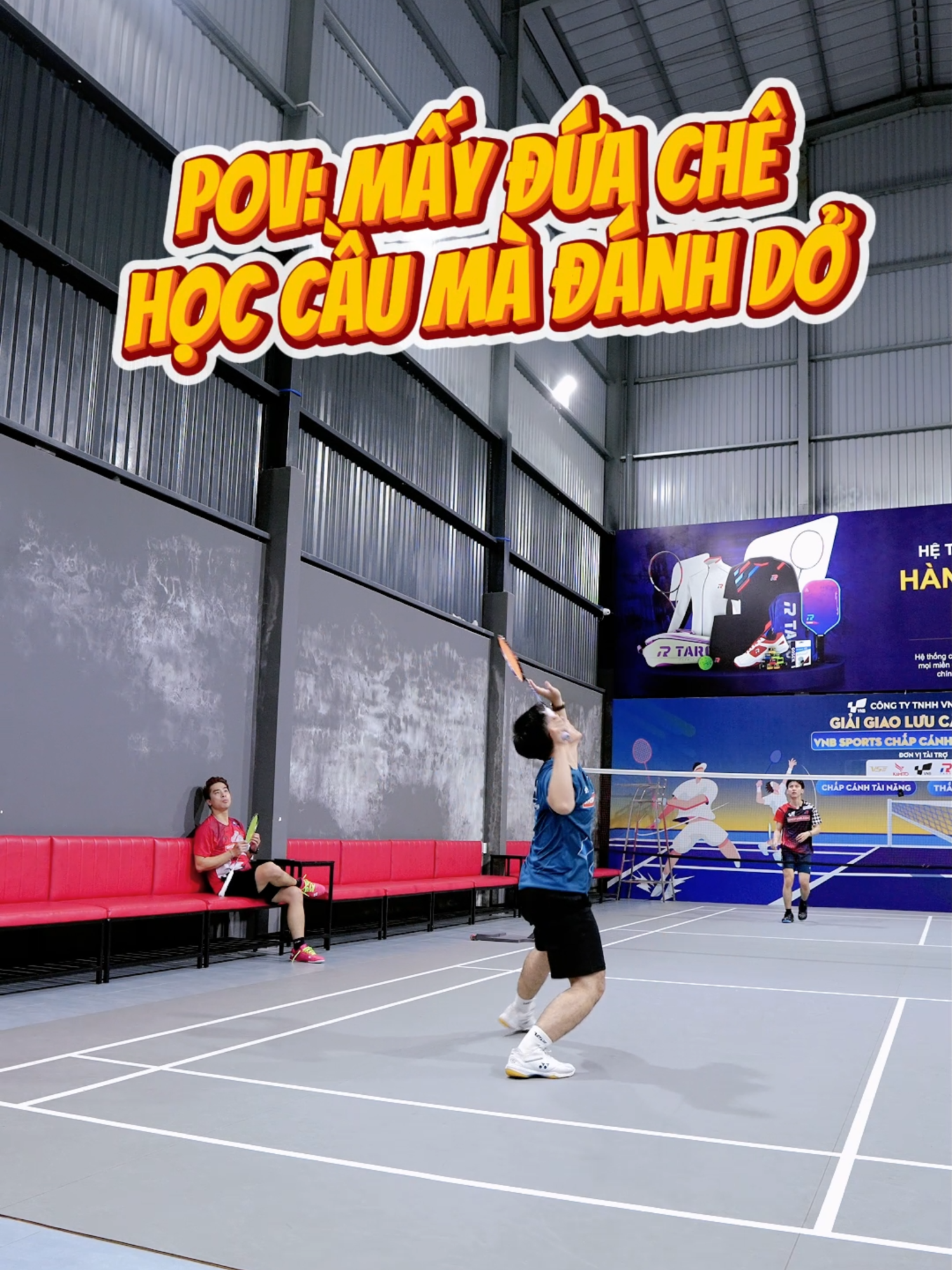 Khi ai đó nói học cầu mà đánh dở ??? #vnb #badminton #caulong @dinhnhuvnb @siphuongvnb