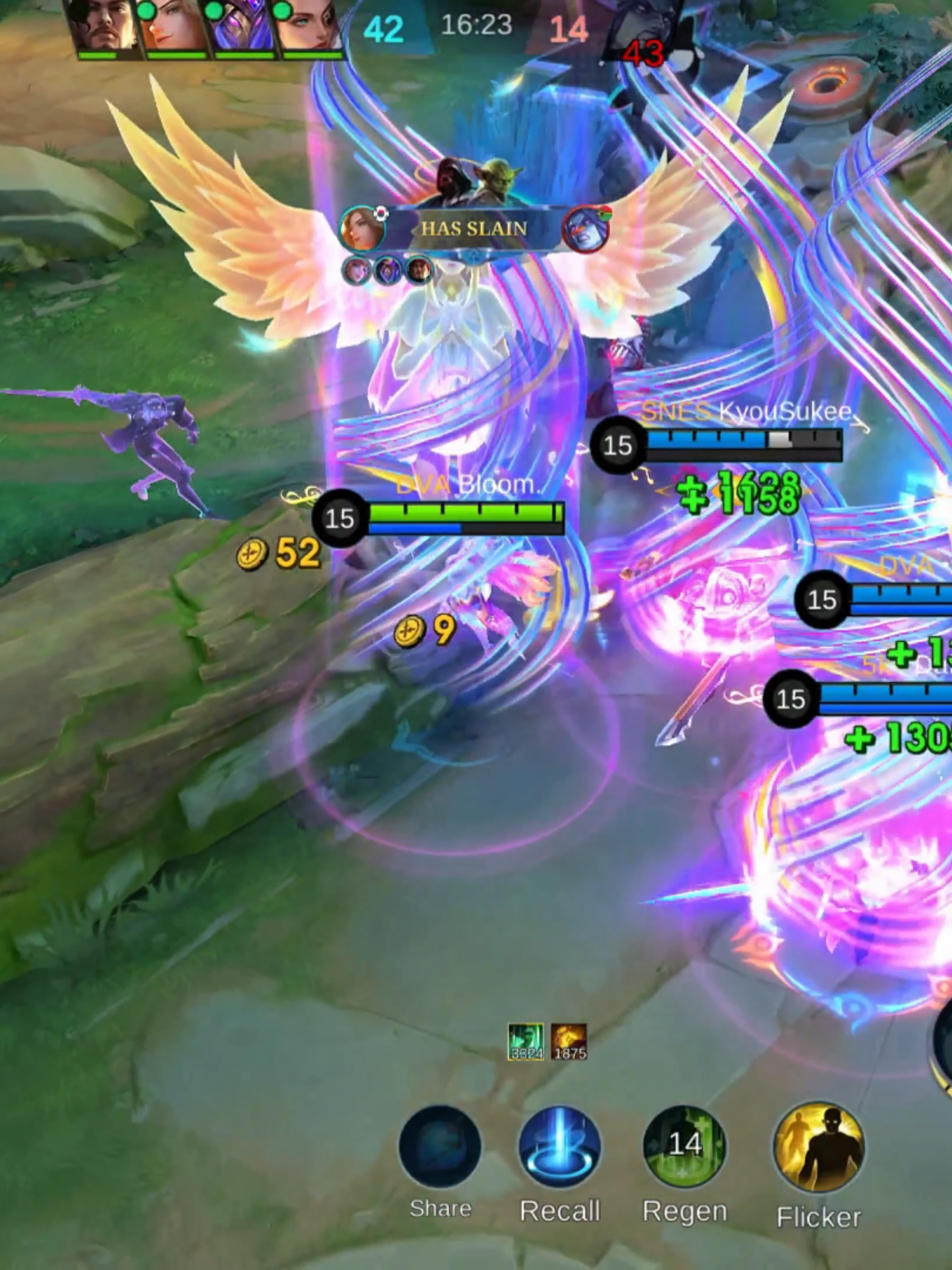 GRABENG HEAL? #MLBB #florynmlbb #fyp #bloommlbb #mobilelegends 