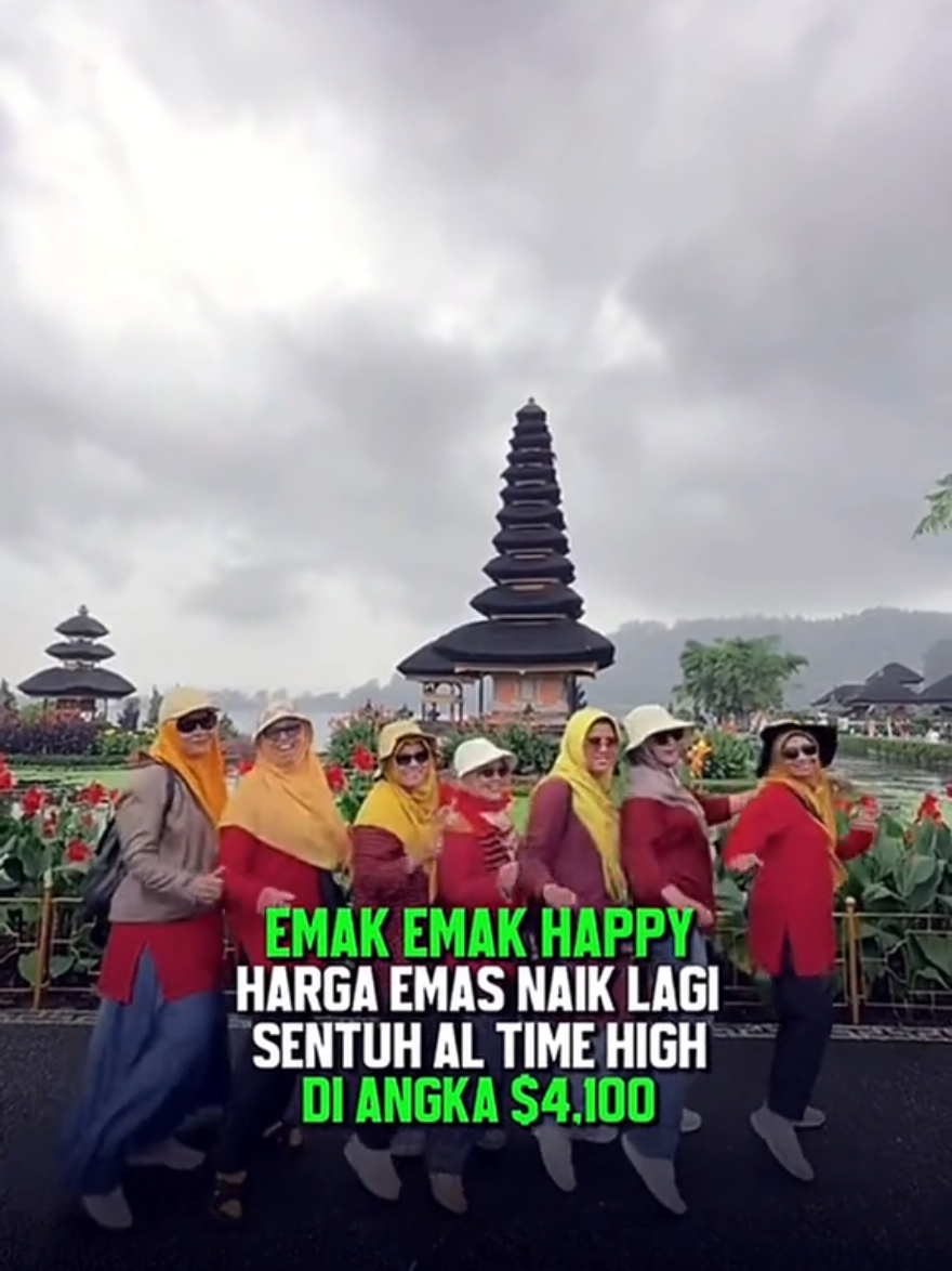 Harga Emas kembali menyentuh new all time high lagi di angka $4,100. Selamat cuan buat mamak kalian🔥 #fyp #gabrielrey #cryptowave #xyzbca #CapCut 